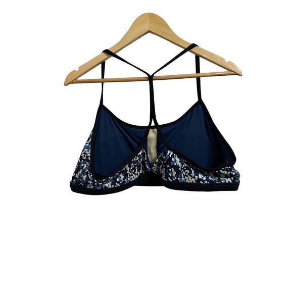 Calme Johnny was endurance sports bra ll navy polka dots size XXL NEW - Picture 6 of 6